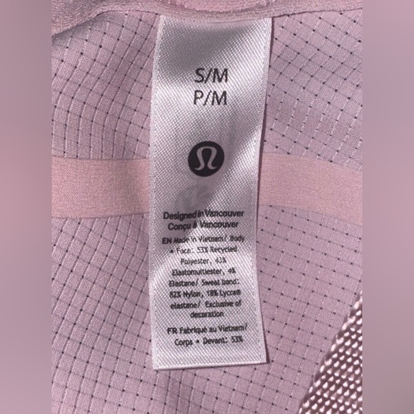 Lululemon Fast and Free Pink Running Hat WovenAir. Size S/M. NWT - Picture 11 of 12